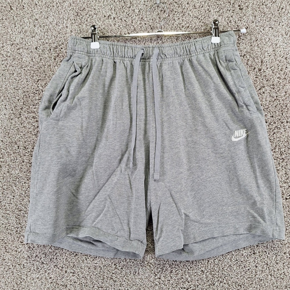 Nike Shorts Mens Large (Fits W30) Gray Sportswear Athletic Gym Loungewear